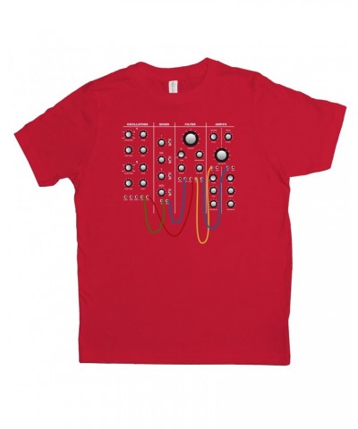 Music Life Kids T-shirt | Modular Synth Chest Panel Kids Tee $9.19 Kids