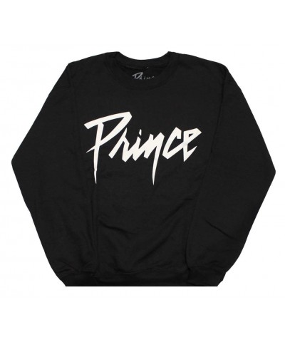 Prince White Logo Crewneck Fleece Sweatshirt $6.43 Sweatshirts