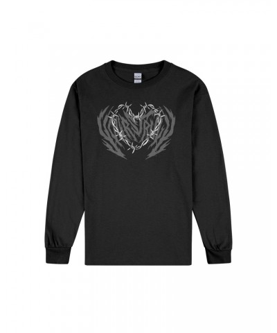 Yours Truly Metal Heart Longsleeve (Black) $4.95 Shirts