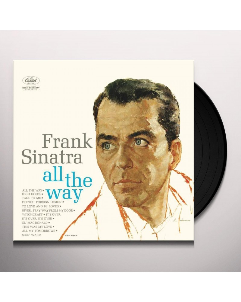 Frank Sinatra All The Way Vinyl Record $18.47 Vinyl