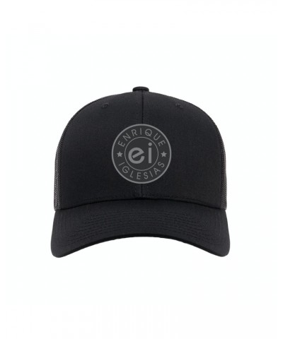 Enrique Iglesias EI Logo Trucker Hat - Black $8.32 Hats