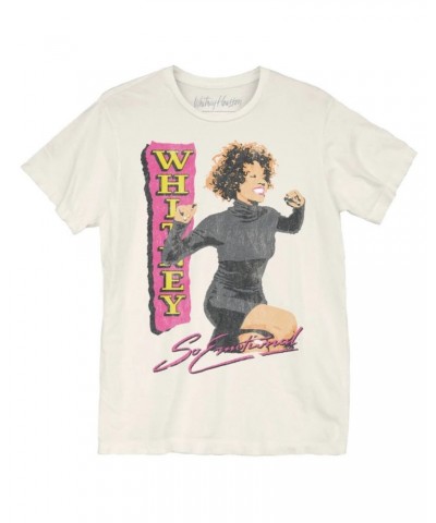 Whitney Houston Contrast Whitney Vintage Print T-Shirt $13.99 Shirts