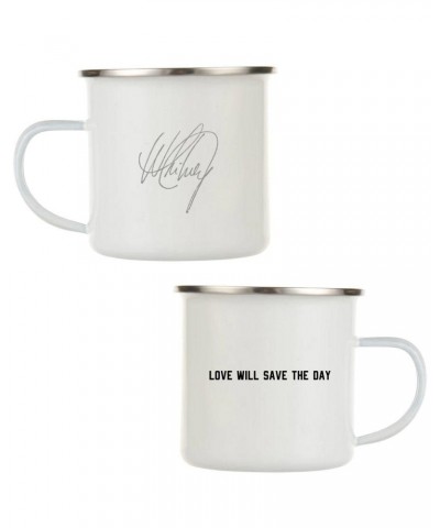 Whitney Houston Love Will Save The Day Grey Camping Mug $5.43 Drinkware