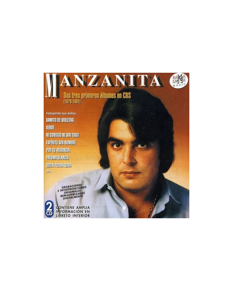 Manzanita SUS PRIMEROS ALBUMES EN CBS (1978-1981) CD $12.74 CD