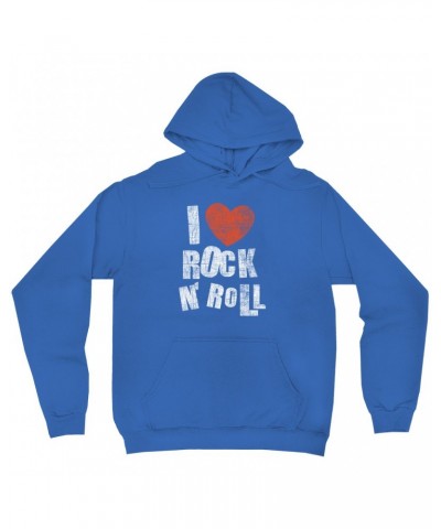 Music Life Hoodie | I Heart Rock n' Roll Hoodie $12.70 Sweatshirts