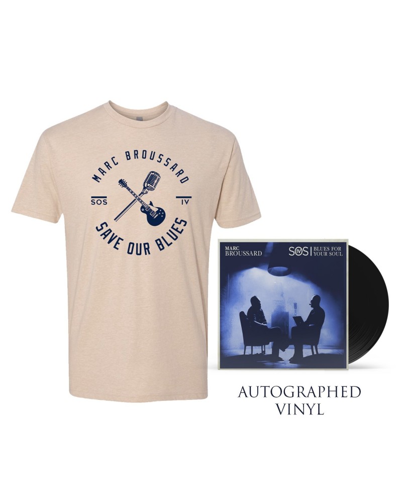 Marc Broussard S.O.S. IV Autographed Vinyl + Save Our Blues Tee $14.30 Vinyl