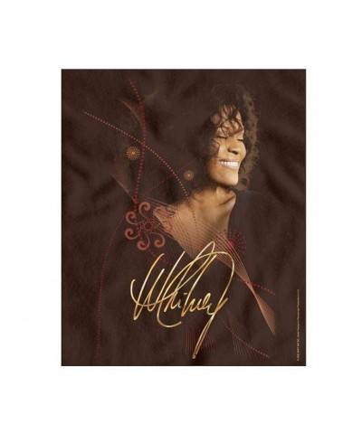 Whitney Houston Smile Fleece Blanket $9.72 Blankets