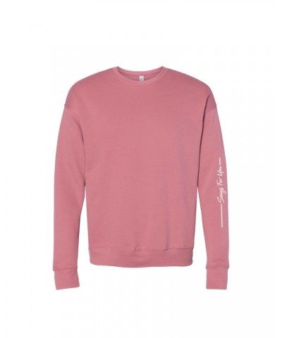 Ben Barnes Songs For You Anniversary Sweatshirt - Mauve $8.74 Sweatshirts