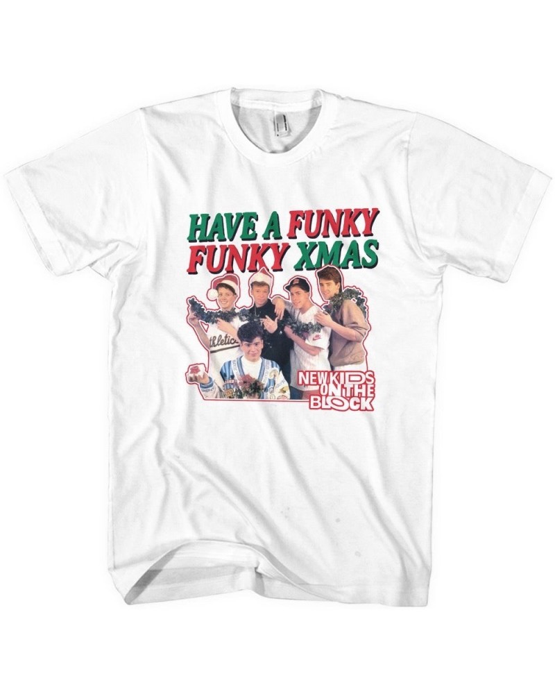 New Kids On The Block Have a Funky Funky Christmas Tee $4.90 Shirts