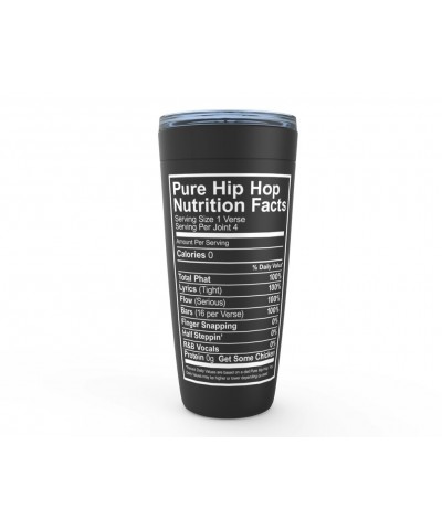 Music Life Viking Tumbler | Hip Hop Nutrition Facts Tumbler $10.17 Drinkware