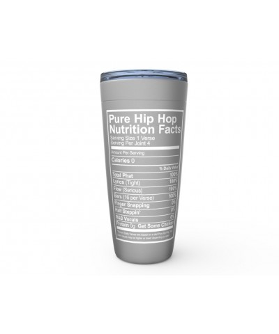 Music Life Viking Tumbler | Hip Hop Nutrition Facts Tumbler $10.17 Drinkware