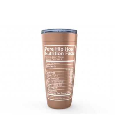 Music Life Viking Tumbler | Hip Hop Nutrition Facts Tumbler $10.17 Drinkware