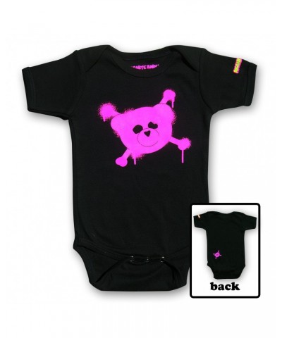 Rockabye Baby! Organic Baby Bodysuit (Pink Logo on Black or White) $6.99 Kids