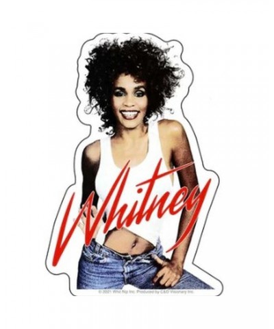 Whitney Houston Denim Pose Sticker $29.51 Accessories