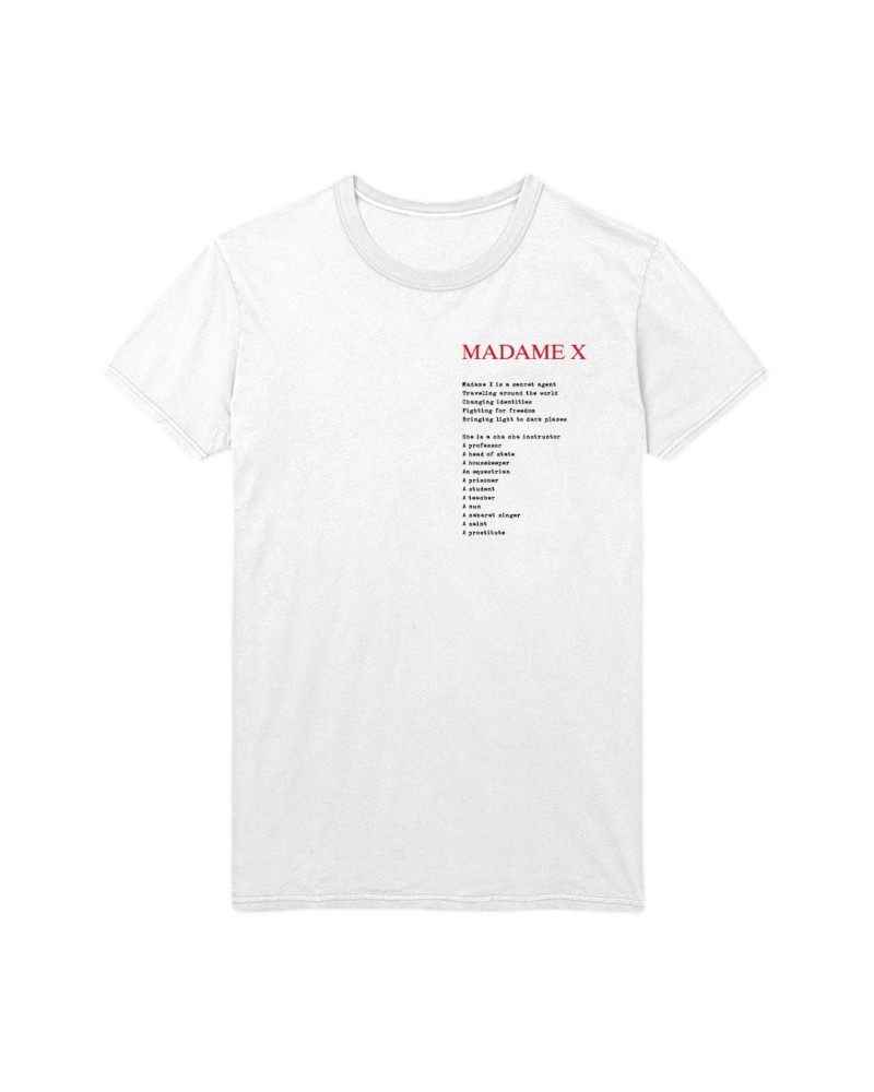 Madonna Madame X Manifesto Tee $9.39 Shirts