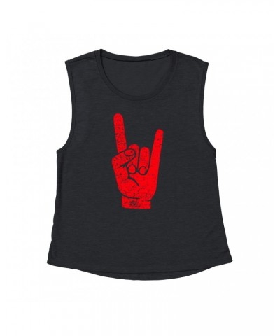 Music Life Muscle Tank | The Sign Of Metal Tank Top $7.04 Shirts