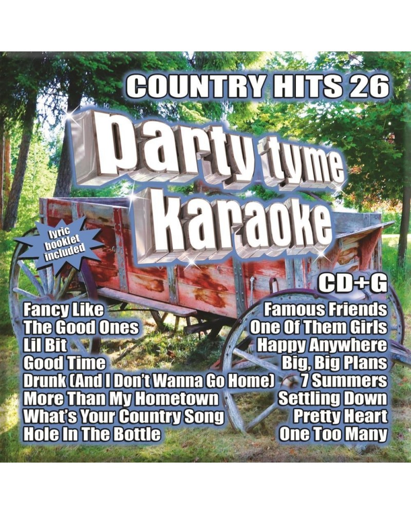 Party Tyme Karaoke COUNTRY HITS 26 CD $3.23 CD