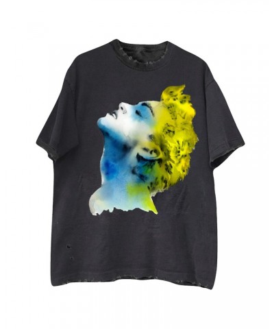 Madonna True Blue Watercolor Black Tee $4.95 Shirts