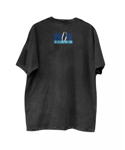 Madonna True Blue Watercolor Black Tee $4.95 Shirts