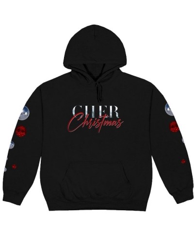 Cher Christmas Black Hoodie $14.02 Sweatshirts