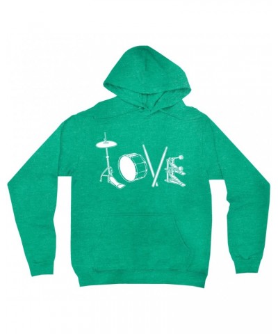 Music Life Hoodie | Drum Love Hoodie $6.64 Sweatshirts