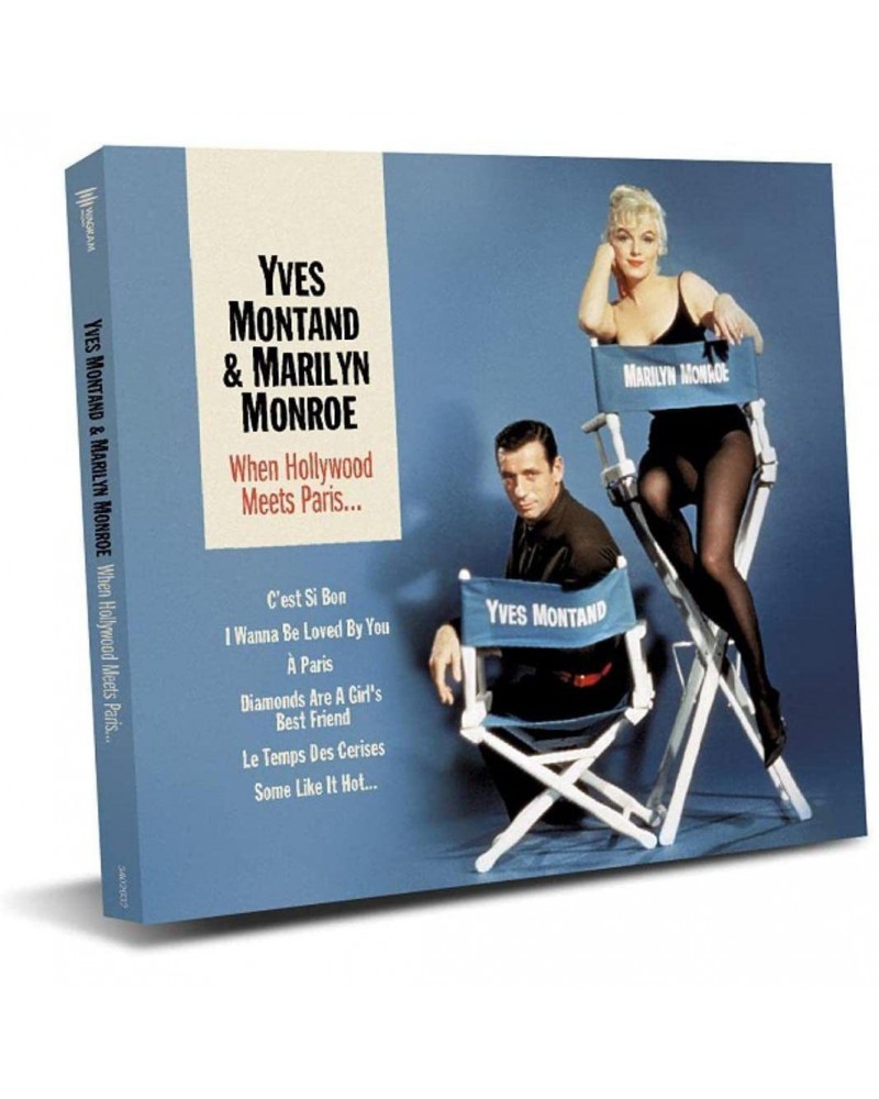 Yves Montand / Marilyn Monroe WHEN HOLLYWOOD MEETS PARIS CD $5.97 CD