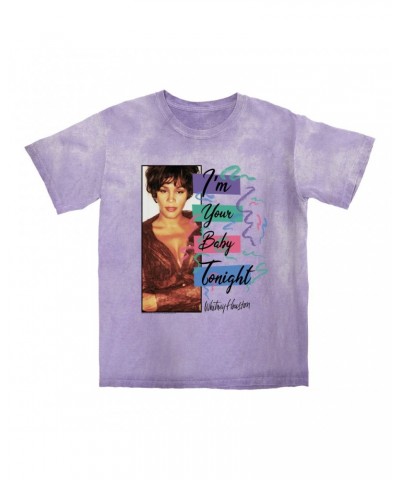 Whitney Houston T-shirt | I'm Your Baby Tonight Pastel Party Color Blast Shirt $5.40 Shirts