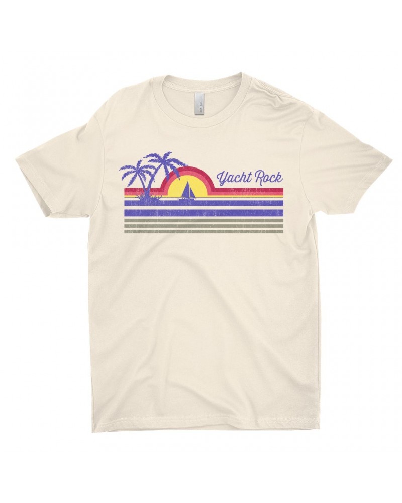 Music Life T-Shirt | Yacht Rock Sunset Shirt $13.10 Shirts