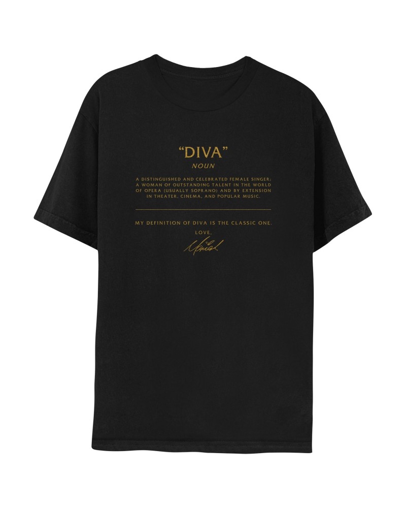 Mariah Carey Diva Black Short Sleeve Tee $12.94 Shirts