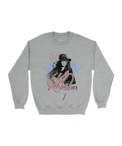 Whitney Houston Sweatshirt | Shooting Stars Image Sweatshirt $6.29 Sweatshirts