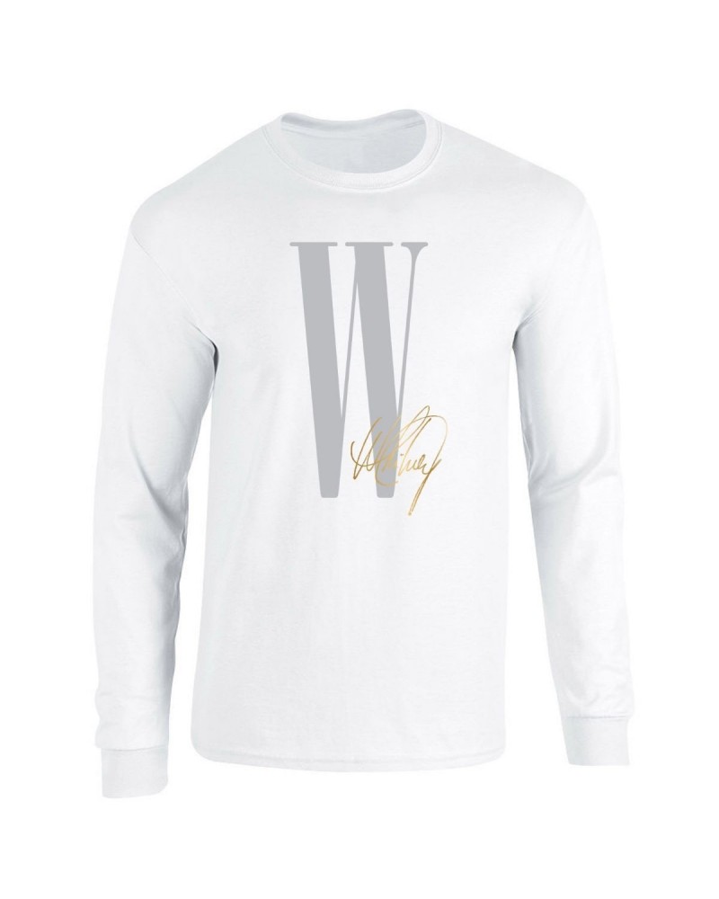 Whitney Houston Silver & Gold Crew Neck Sweatshirt $10.87 Sweatshirts