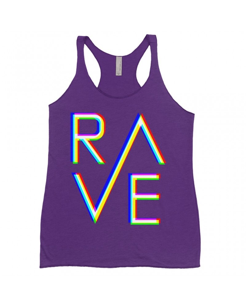 Music Life Ladies' Tank Top | Rave Shirt $10.13 Shirts