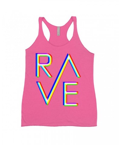 Music Life Ladies' Tank Top | Rave Shirt $10.13 Shirts