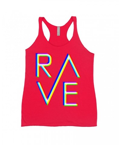 Music Life Ladies' Tank Top | Rave Shirt $10.13 Shirts