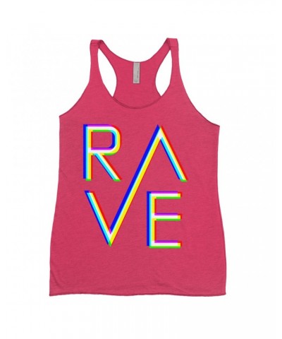 Music Life Ladies' Tank Top | Rave Shirt $10.13 Shirts