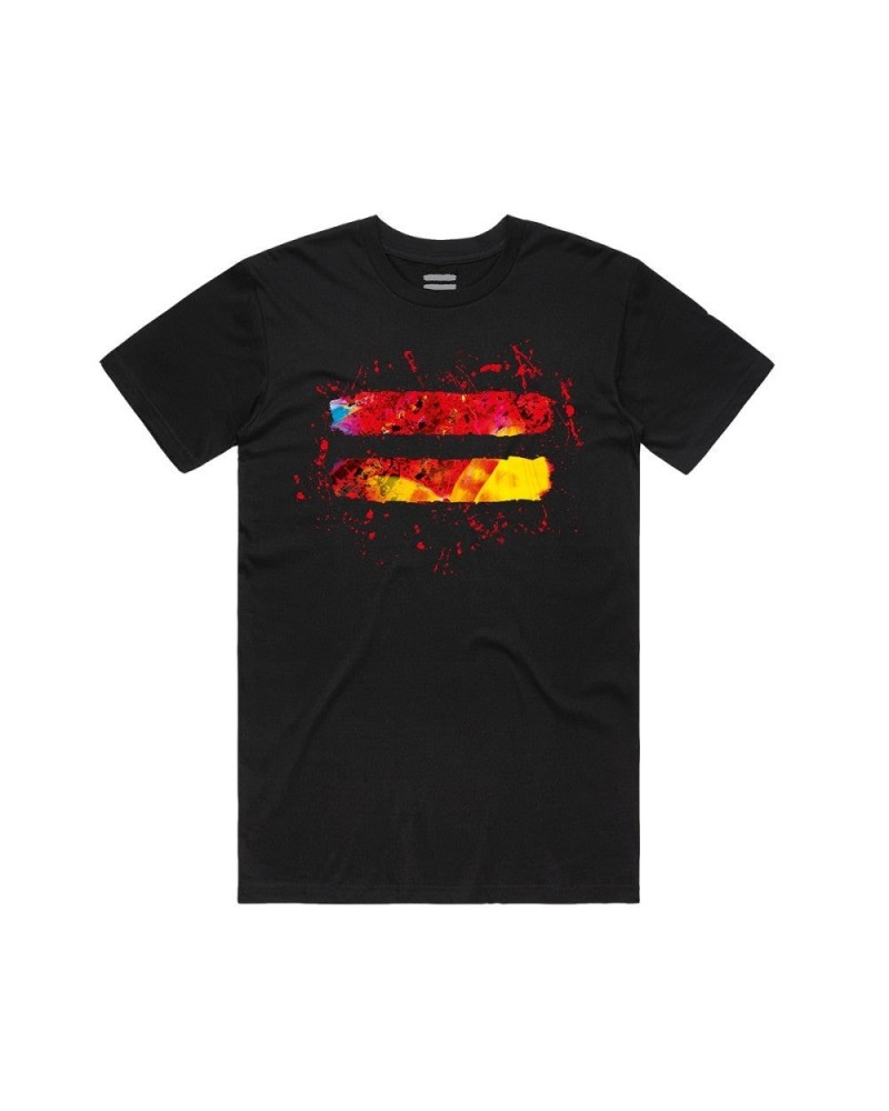 Ed Sheeran '-' Splatter T-Shirt Black $12.04 Shirts