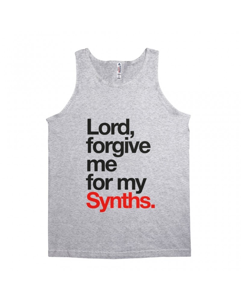 Music Life Unisex Tank Top | Forgive Me For My Synths Shirt $10.07 Shirts