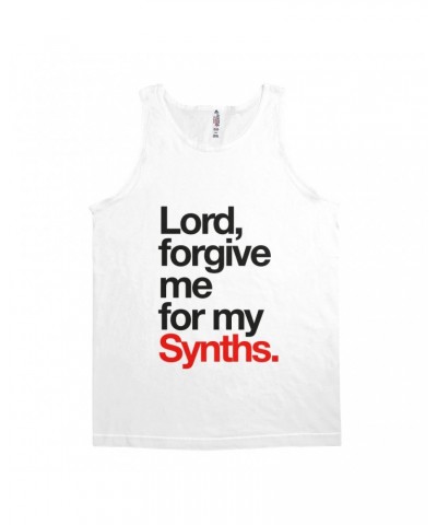 Music Life Unisex Tank Top | Forgive Me For My Synths Shirt $10.07 Shirts