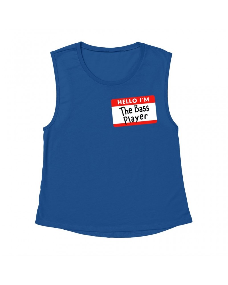 Music Life Muscle Tank | Hello I'm The Bass Player Tank Top $6.51 Shirts