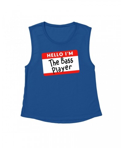 Music Life Muscle Tank | Hello I'm The Bass Player Tank Top $6.51 Shirts