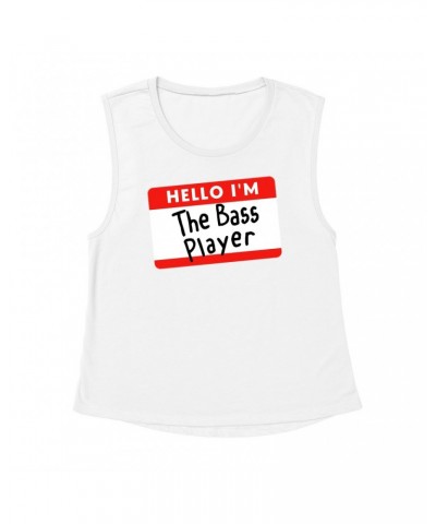 Music Life Muscle Tank | Hello I'm The Bass Player Tank Top $6.51 Shirts