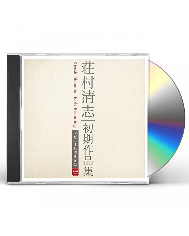 Kiyoshi Shomura EARLY RECORDINGS 45TH ANNIVERSARY CD $7.97 CD