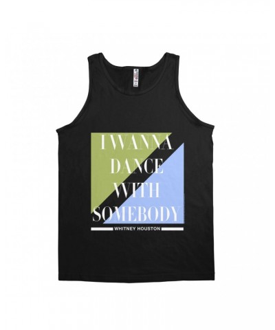 Whitney Houston Unisex Tank Top | I Wanna Dance With Somebody Classy Pastel Design Shirt $11.21 Shirts