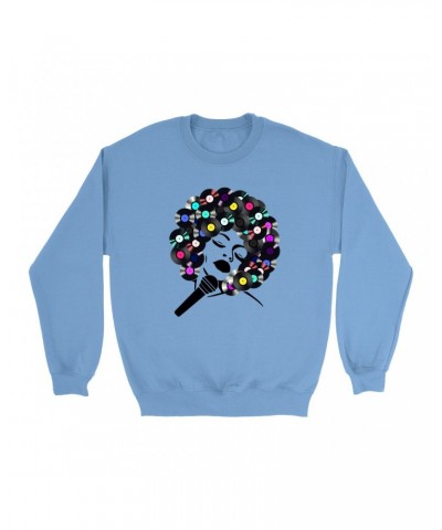 Music Life Colorful Sweatshirt | The Soul Of Vinyl Sweatshirt $6.65 Sweatshirts