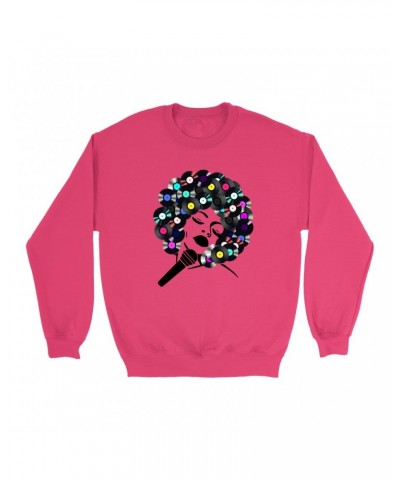 Music Life Colorful Sweatshirt | The Soul Of Vinyl Sweatshirt $6.65 Sweatshirts