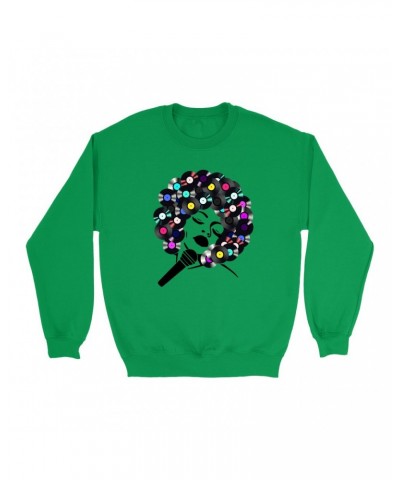 Music Life Colorful Sweatshirt | The Soul Of Vinyl Sweatshirt $6.65 Sweatshirts