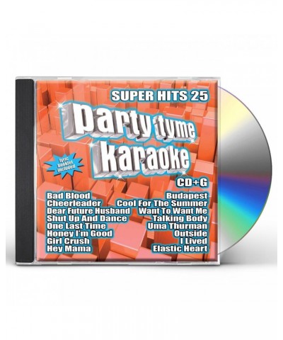 Party Tyme Karaoke Super Hits 25 (16-song CD+G) CD $14.98 CD