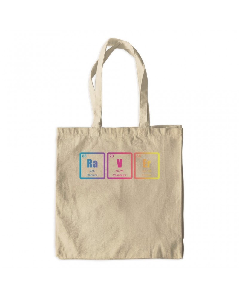 Music Life Canvas Tote Bag | Raver Periodic Table Ombre Design Canvas Tote $10.13 Bags