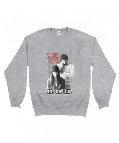 Sonny & Cher Sweatshirt | Mod TV Black And White Image Sweatshirt $3.50 Sweatshirts