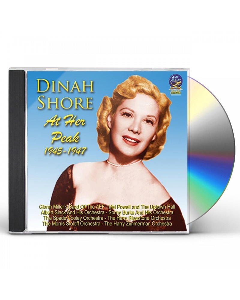 Dinah Shore AT HER PEAK CD $30.75 CD